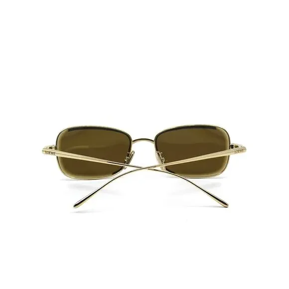 NEW! LOEWE LW40159U 32G GOLD BROWN GPLD MIRROR UNISEX AUTHENTIC SUNGLASSES - Picture 9 of 11